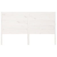 Testiera per Letto Bianca 141x4x100cm in Legno Massello di Pinocod mxl 118732