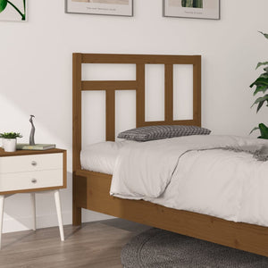 Testiera per Letto Miele 95,5x4x100cm in Legno Massello di Pino cod mxl 31872