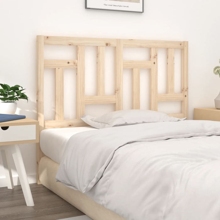 Testiera per Letto 155,5x4x100 cm in Legno Massello di Pino