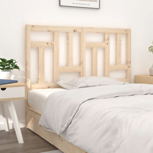 Testiera per Letto 155,5x4x100 cm in Legno Massello di Pino