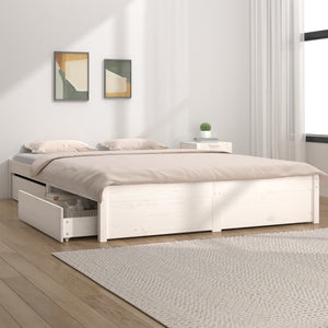 Giroletto con Cassetti Bianco 120x190 cm 4FT Small Double cod mxl 64344