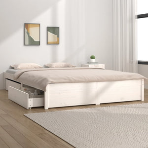 Giroletto con Cassetti Bianco 135x190 cm 4FT6 Double cod mxl 63362