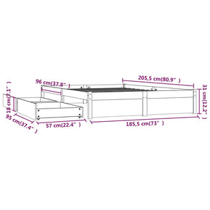 Giroletto con Cassetti 180x200 cm 6FT Super King cod mxl 47865