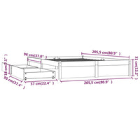 Giroletto con Cassetti 200x200 cm 3103533