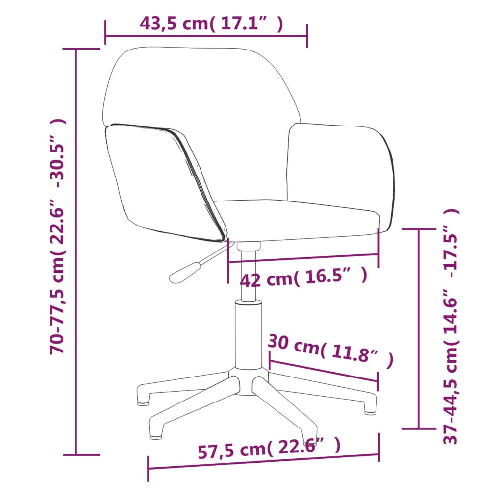 Sedie da Pranzo Girevoli 2 pz Grigio Chiaro in Tessuto cod mxl 17027