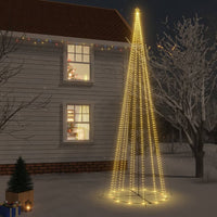 Albero di Natale a Cono Bianco Caldo 1134 LED 230x800 cm 343498