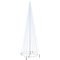 Albero di Natale a Cono Bianco Freddo 1134 LED 230x800 cm