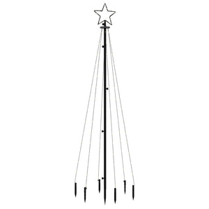 Albero di Natale con Puntale Blu 108 LED 180 cm 343553