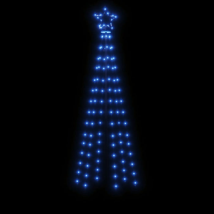 Albero di Natale con Puntale Blu 108 LED 180 cm 343553