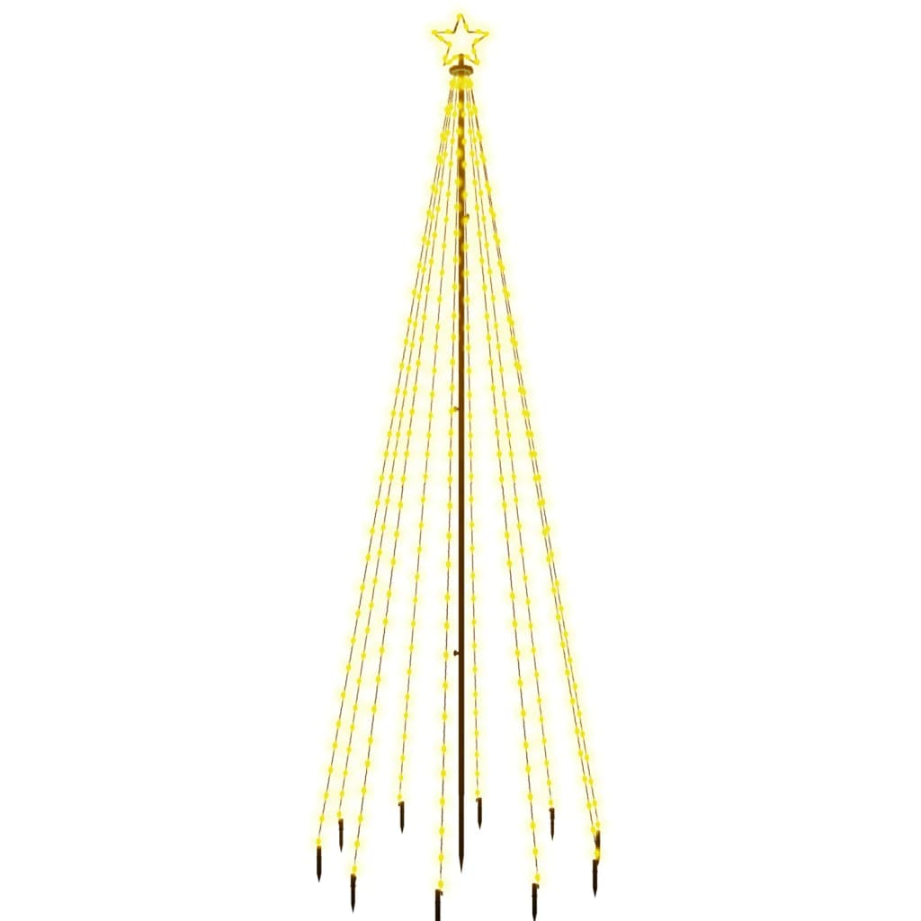 Albero di Natale con Puntale Bianco Caldo 310 LED 300 cm cod mxl 17153