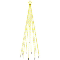 Albero di Natale con Puntale Bianco Caldo 310 LED 300 cm cod mxl 17153