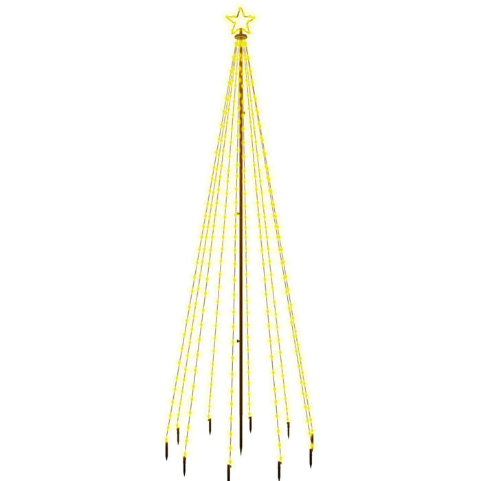 Albero di Natale con Puntale Bianco Caldo 310 LED 300 cm cod mxl 17153