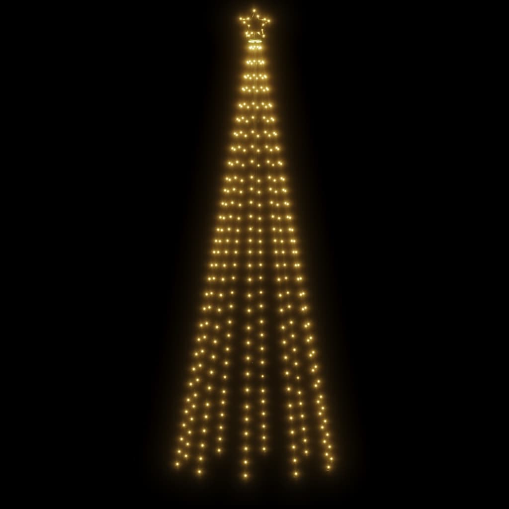 Albero di Natale con Puntale Bianco Caldo 310 LED 300 cm cod mxl 17153