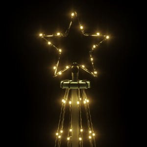 Albero di Natale con Puntale Bianco Caldo 310 LED 300 cm 343554