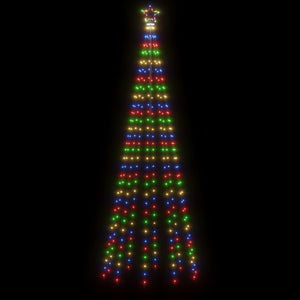 Albero di Natale con Puntale Colorato 310 LED 300 cm 343556