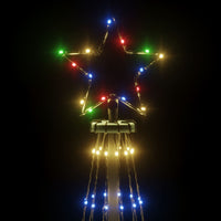 Albero di Natale con Puntale Colorato 310 LED 300 cm 343556