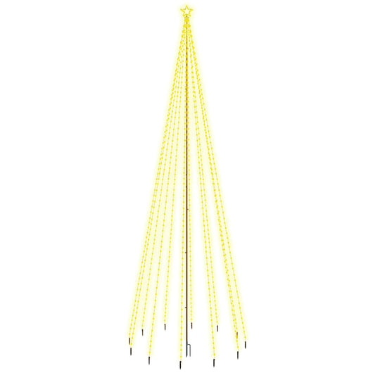 Albero di Natale con Puntale Bianco Caldo 732 LED 500 cm cod mxl 15804