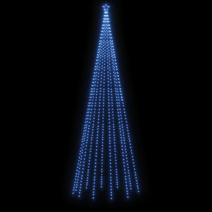 Albero di Natale con Puntale Blu 732 LED 500 cm