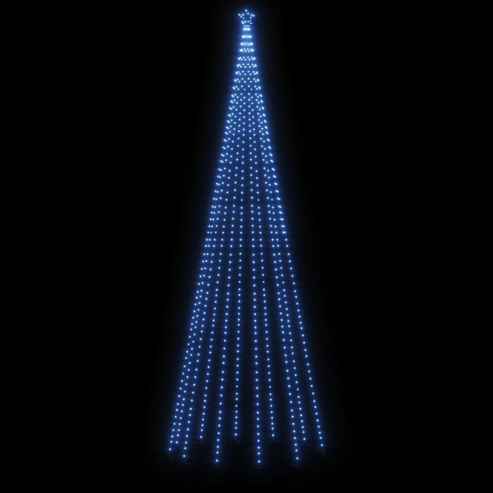 Albero di Natale con Puntale Blu 732 LED 500 cm