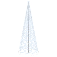 Albero di Natale con Puntale Bianco Freddo 3000 LED 800 cm