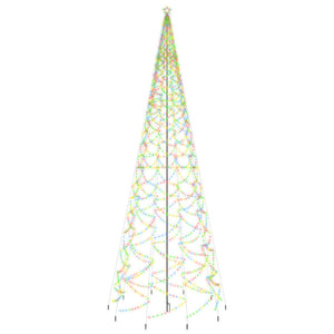 Albero di Natale con Puntale Colorato 3000 LED 800 cm