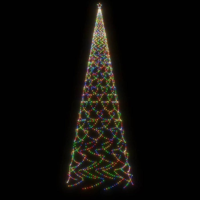 Albero di Natale con Puntale Colorato 3000 LED 800 cm