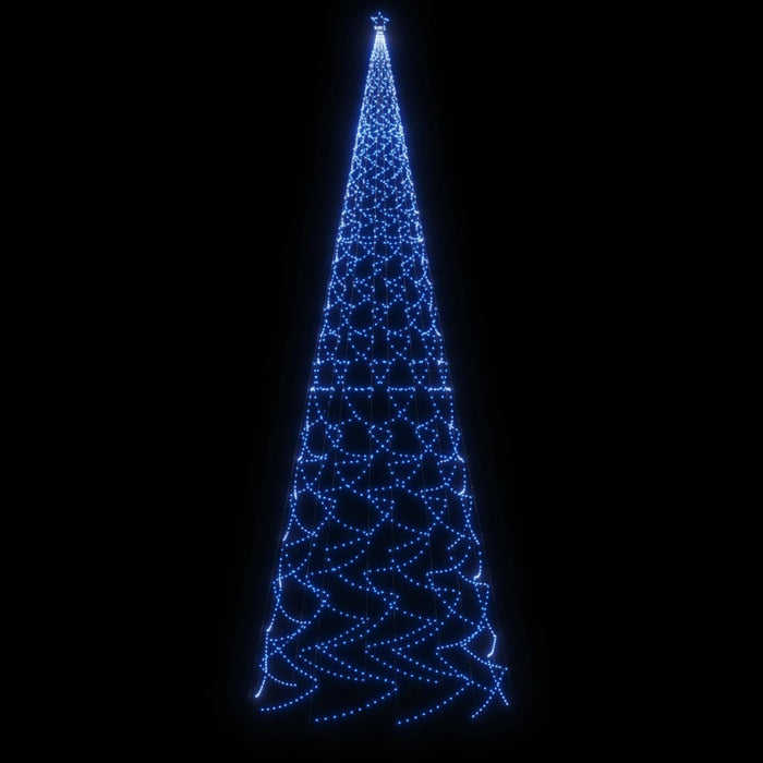 Albero di Natale con Puntale Blu 3000 LED 800 cm