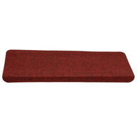 Tappetini Autoadesivi per Scale 15 pz 65x24,5x3,5 cm Rosso 343480