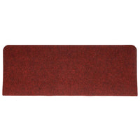 Tappetini Autoadesivi per Scale 15 pz 65x24,5x3,5 cm Rosso 343480