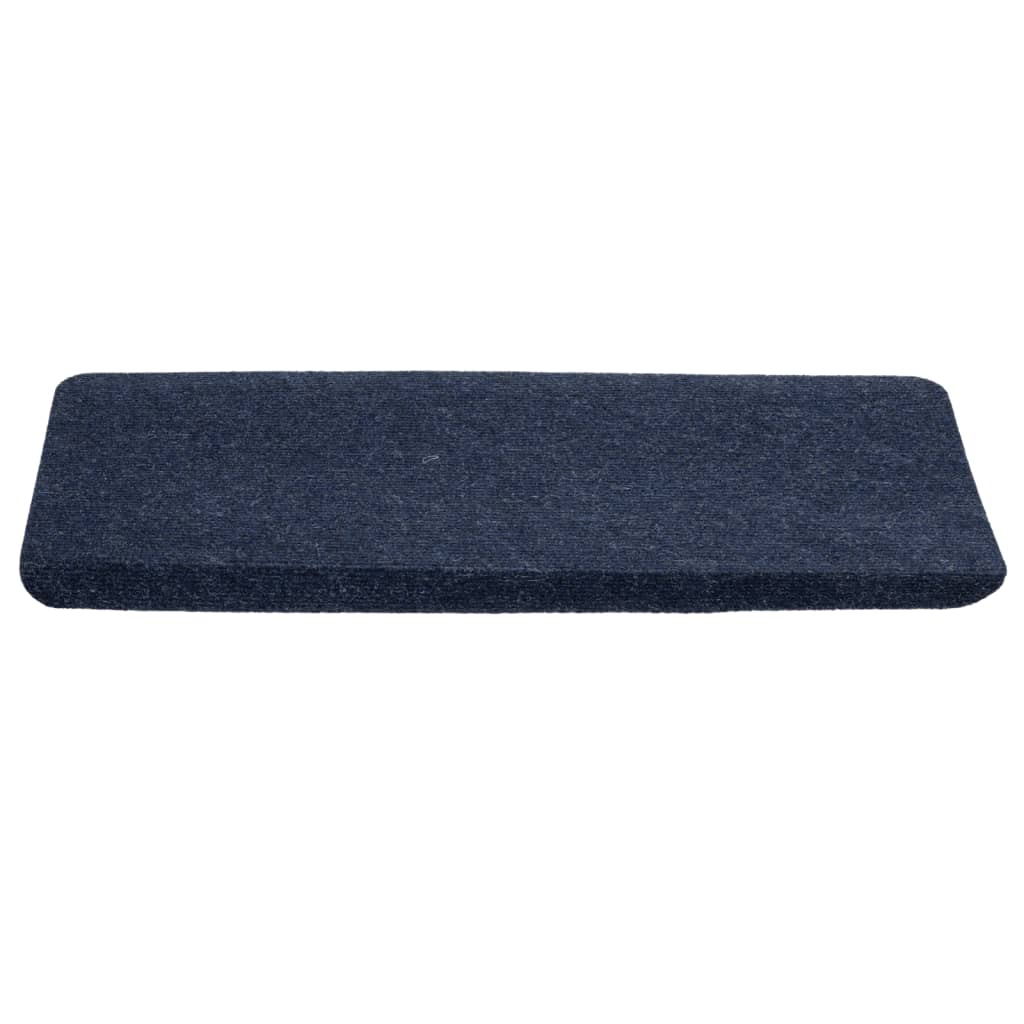 Tappetini Autoadesivi per Scale 15 pz 65x24,5x3,5 cm Blu 343481