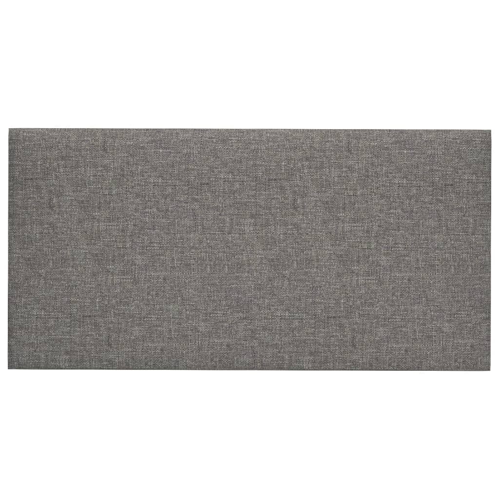 Pannelli Murali 12 pz Grigio Chiaro 30x15 cm Tessuto 0,54 m² cod mxl 18916