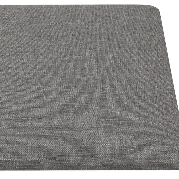 Pannelli Murali 12 pz Grigio Chiaro 30x15 cm Tessuto 0,54 m² cod mxl 18916