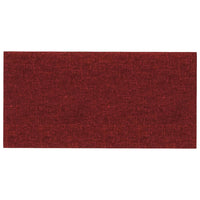 Pannelli Murali 12 pz Rosso Vino 30x15 cm Tessuto 0,54 m² cod mxl 19559