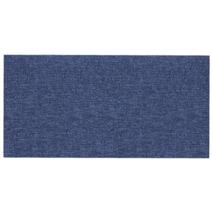 Pannelli Murali 12 pz Blu 30x15 cm Tessuto 0,54 m² cod mxl 18939