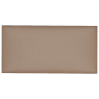 Pannelli Murali 12 pz Cappuccino 30x15 cm in Similpelle 0,54 m² 343775