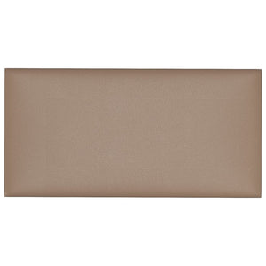 Pannelli Murali 12 pz Cappuccino 30x15 cm in Similpelle 0,54 m² 343775