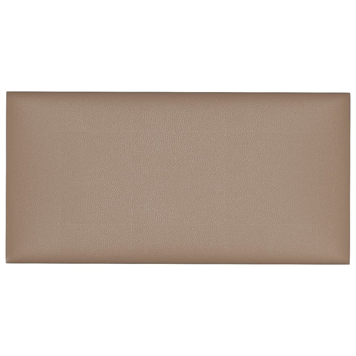 Pannelli Murali 12 pz Cappuccino 30x15 cm in Similpelle 0,54 m² 343775