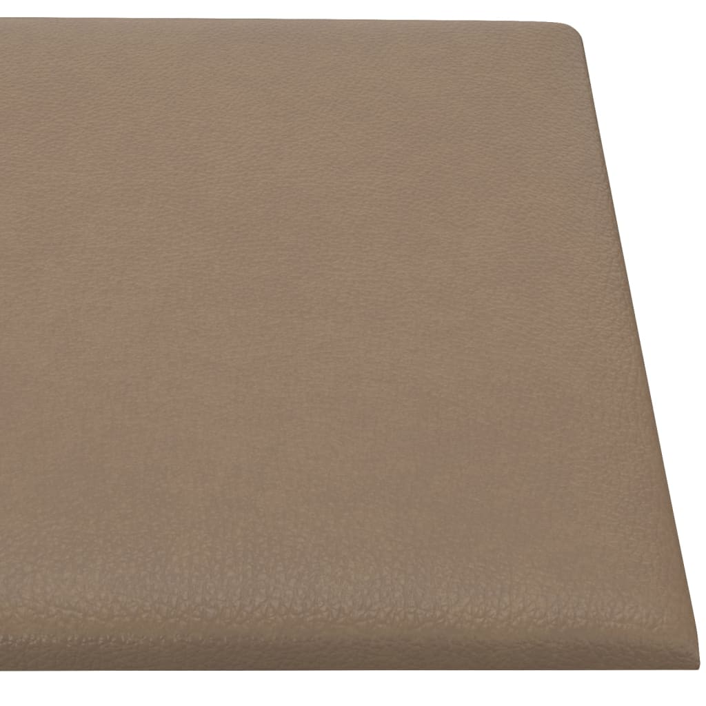 Pannelli Murali 12 pz Cappuccino 30x15 cm in Similpelle 0,54 m² 343775