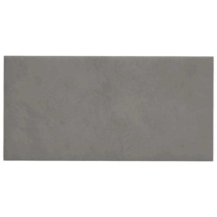 Pannelli Murali 12 pz Grigio Chiaro 30x15 cm in Velluto 0,54 m² cod mxl 10224