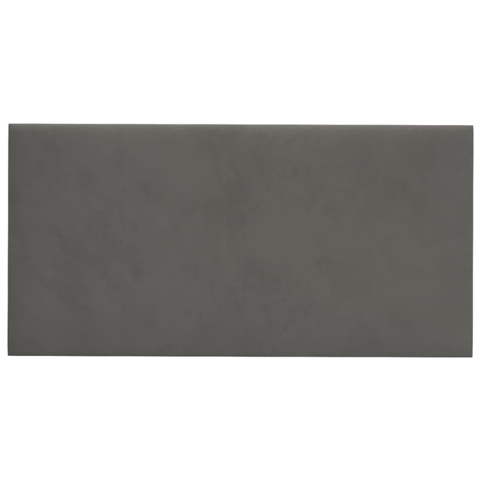 Pannelli Murali 12 pz Grigio Scuro 30x15 cm in Velluto 0,54 m² cod mxl 19598