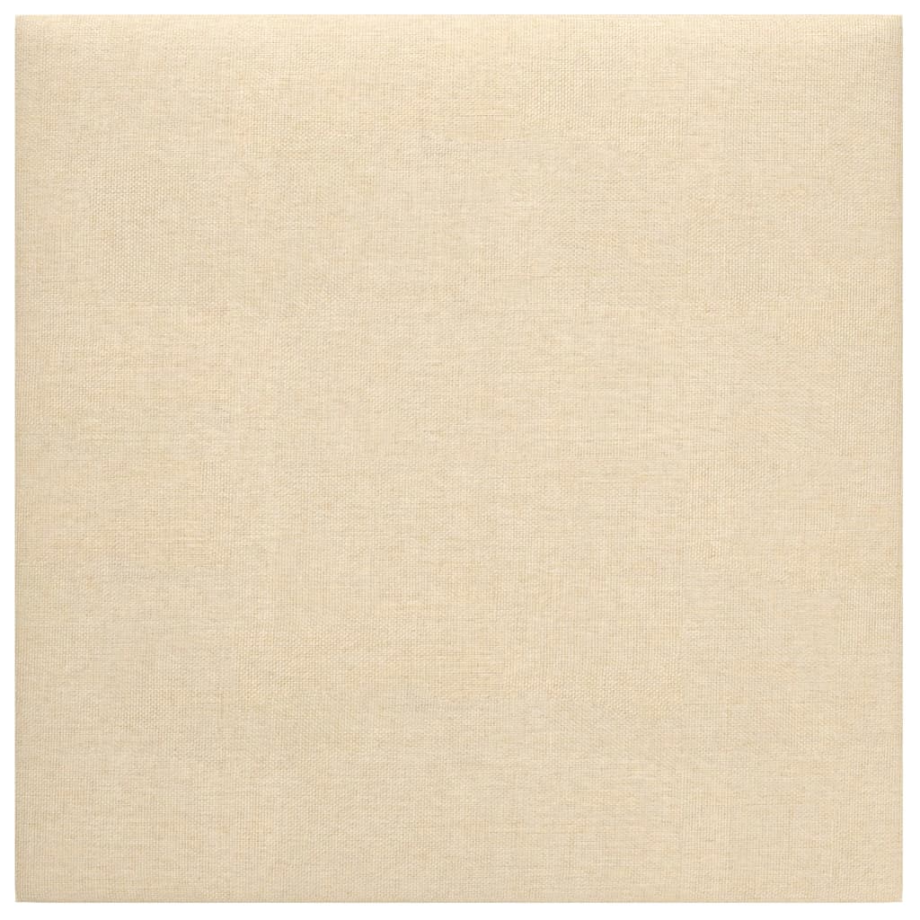 Pannelli Murali 12 pz Crema 30x30 cm Tessuto 1,08 m² cod mxl 19590