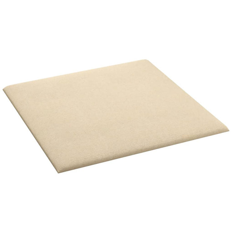 Pannelli Murali 12 pz Crema 30x30 cm Tessuto 1,08 m² cod mxl 19590