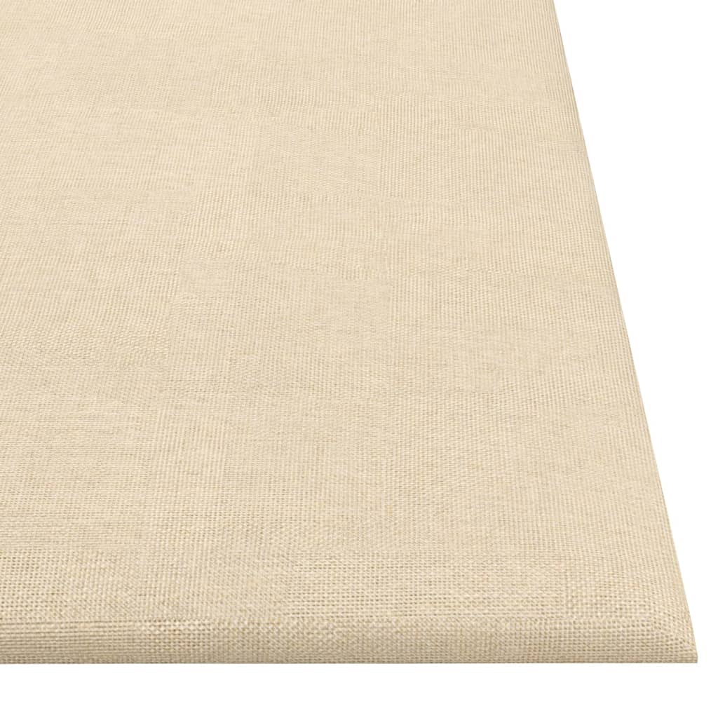 Pannelli Murali 12 pz Crema 30x30 cm Tessuto 1,08 m² cod mxl 19590