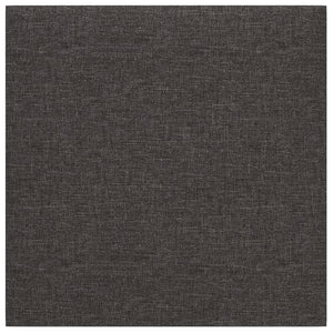 Pannelli Murali 12 pz Grigio Scuro 30x30 cm Tessuto 1,08 m²