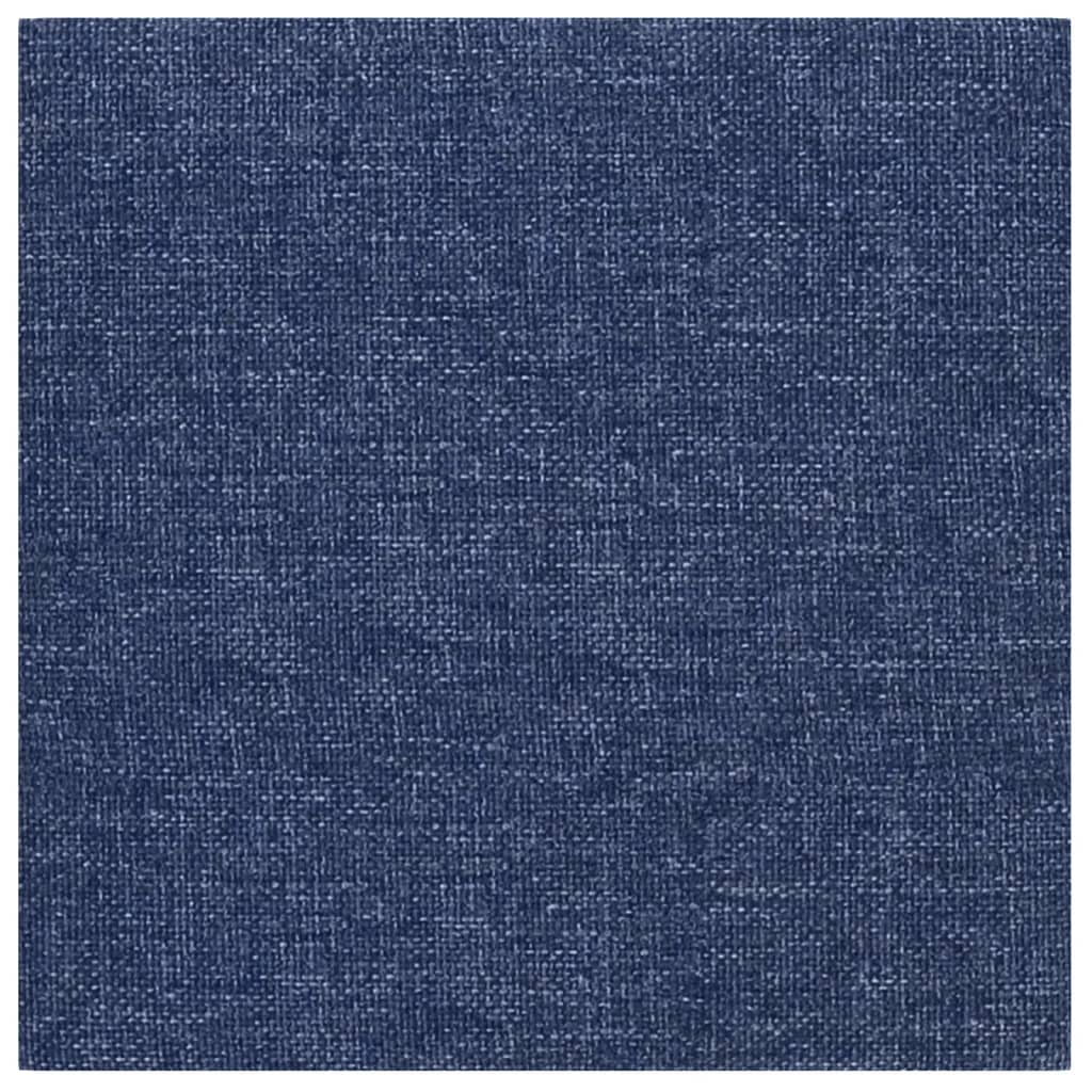 Pannelli Murali 12 pz Blu 30x30 cm in Tessuto 1,08 m² 343798