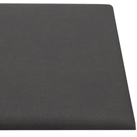 Pannelli Murali 12 pz Grigi 30x30 cm Similpelle 1,08 m² 343802