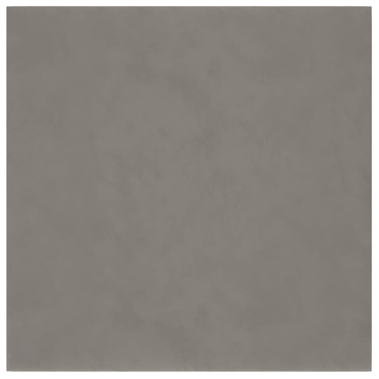 Pannelli Murali 12 pz Grigio Chiaro 30x30 cm in Velluto 1,08 m² 343807