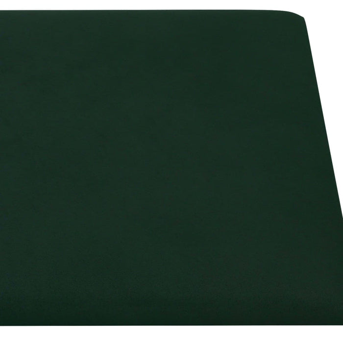 Pannelli Murali 12 pz Verde Scuro 30x30 cm Velluto 1,08 m² cod mxl 12303