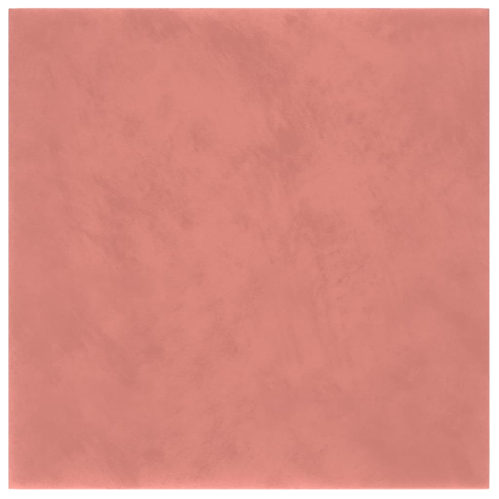 Pannelli Murali 12 pz Rosa 30x30 cm Velluto 1,08 m² cod mxl 19644