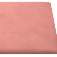 Pannelli Murali 12 pz Rosa 30x30 cm Velluto 1,08 m² cod mxl 19644